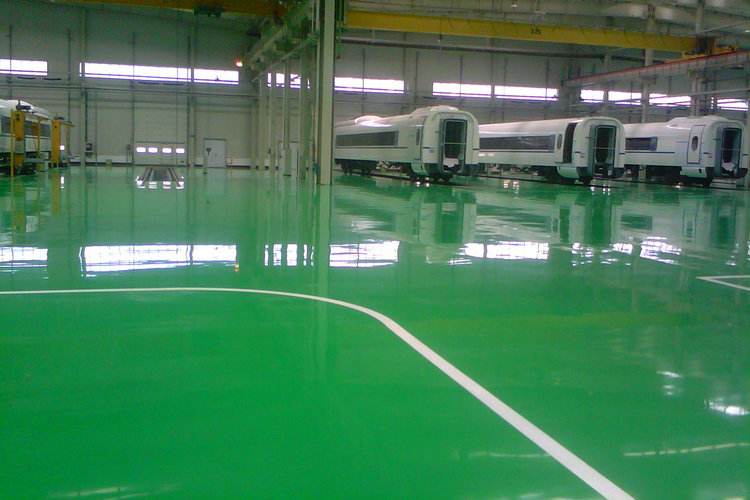 地下停車場環氧地坪施工圖